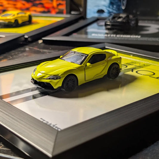Supra MK5 3D Car Frame | With DIE-CAST Model