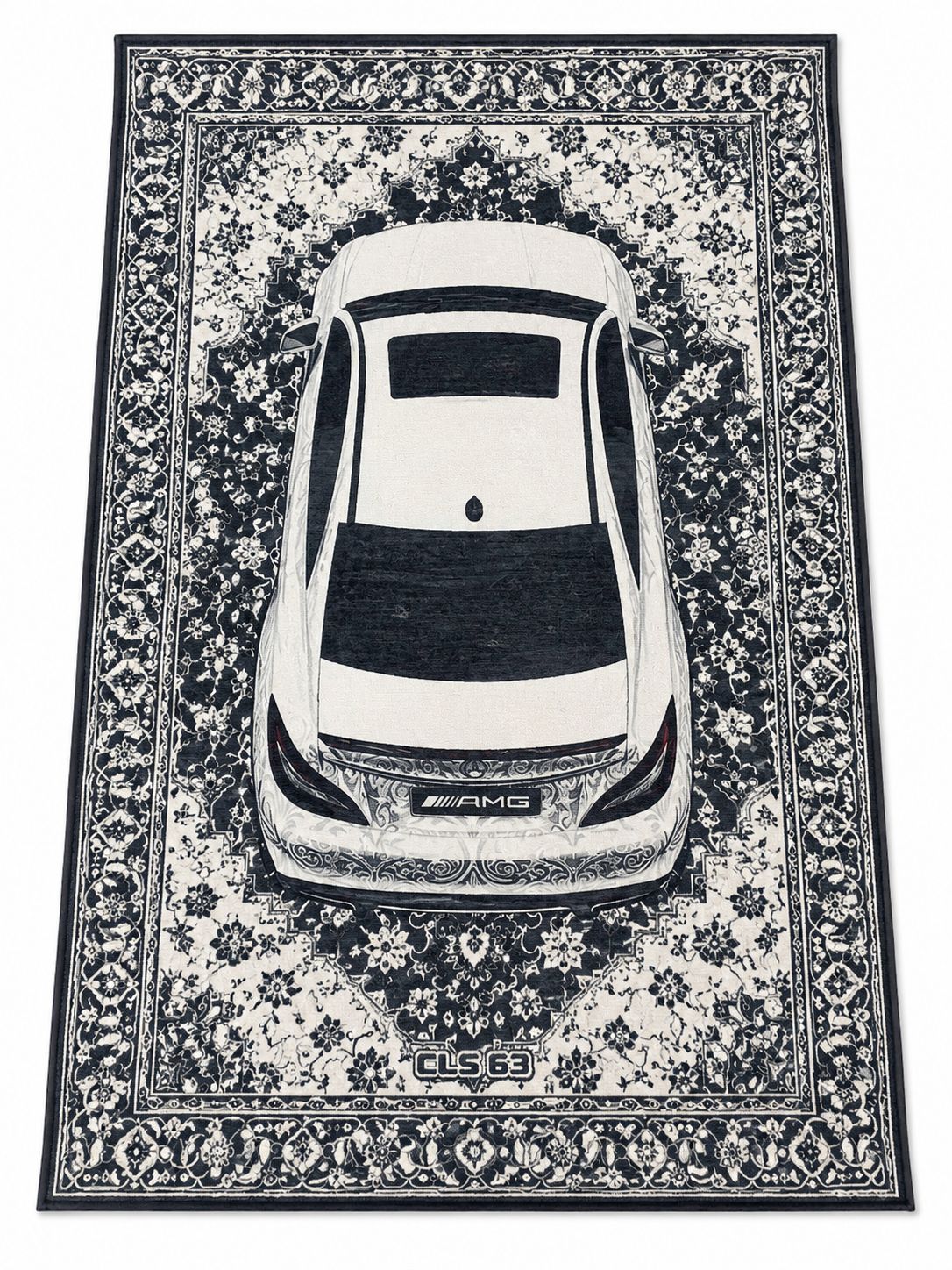 3D Persian AMG CLS63 Luxury Rug | Premium Car Enthusiast Decor