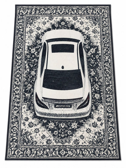 3D Persian AMG CLS63 Luxury Rug | Premium Car Enthusiast Decor