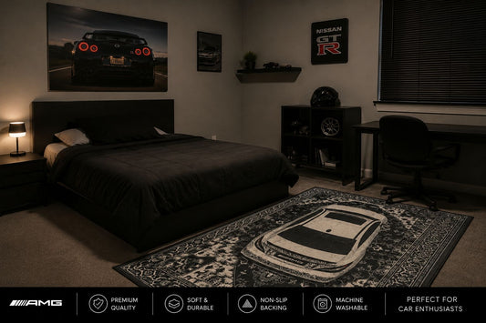 3D Persian AMG CLS63 Luxury Rug | Premium Car Enthusiast Decor